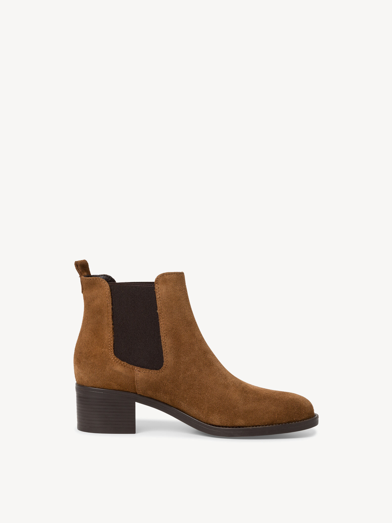 Bottine Chelsea en cuir - marron