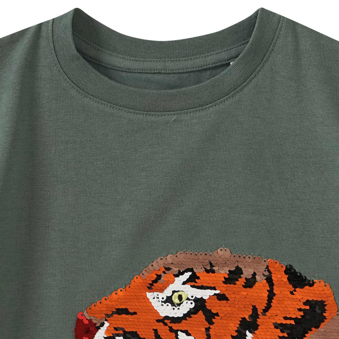Jungen T-Shirt mit Wendepailletten