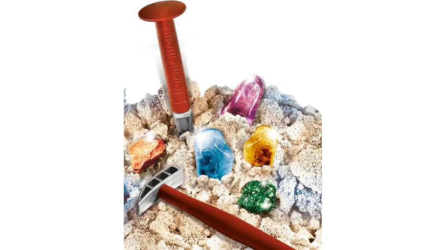 Clementoni - Galileo - Ausgrabungs-Set - Steine und Mineralien