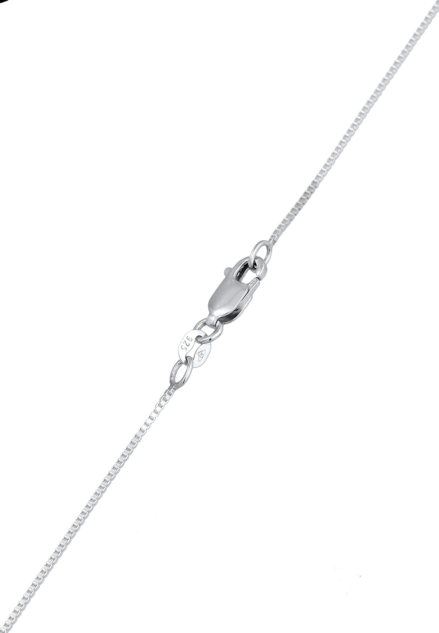 Wisiorek damski w stylu vintage z plakietką Elli DIAMONDS z diamentem (0,03 ct) w srebrze próby 925