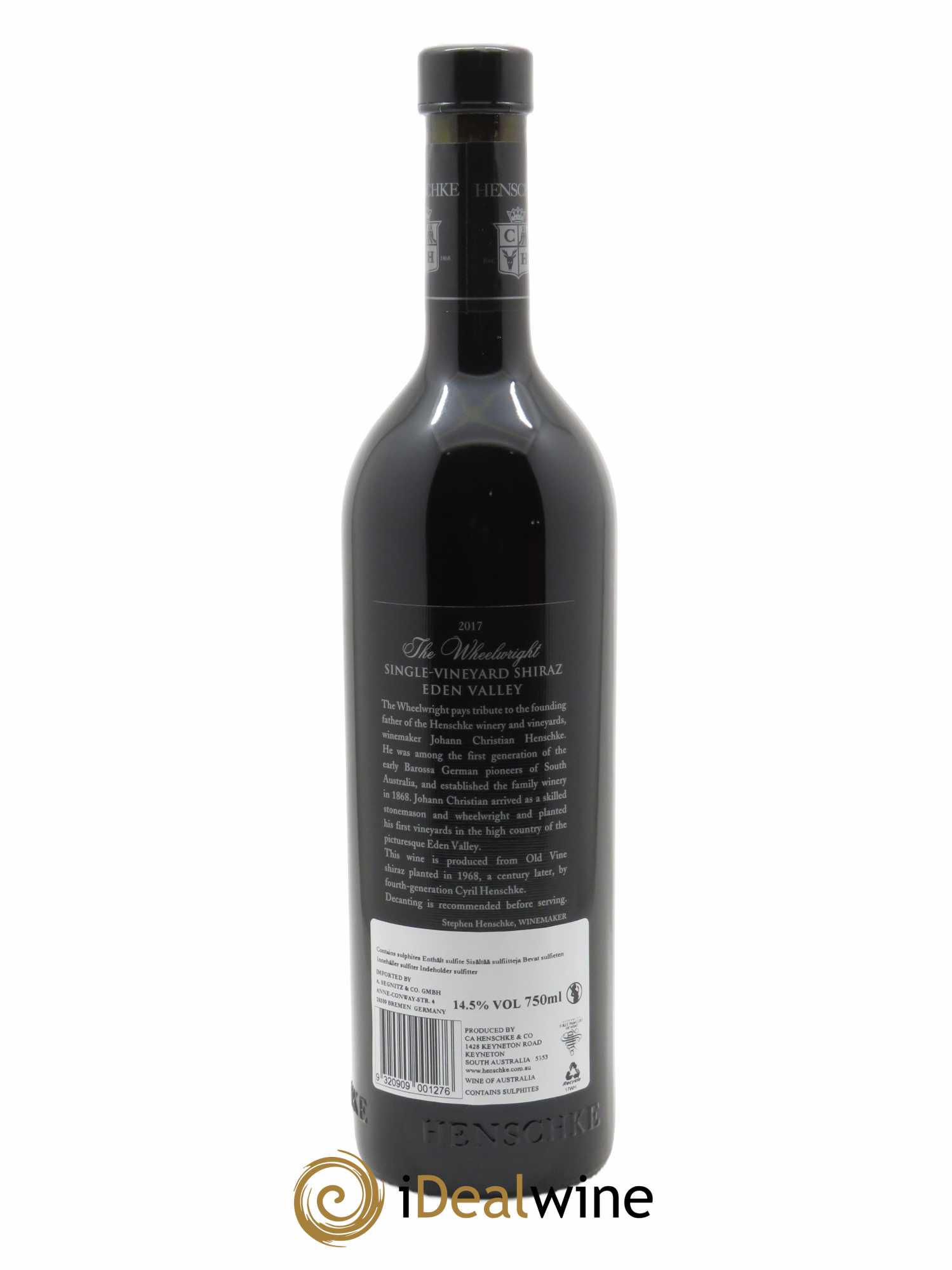 Eden Valley Wheelwright Henschke  2017 - Lot de 1 Bouteille