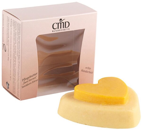 CMD Naturkosmetik Zwei Herzen Sanddorn-Zitrus Körperbutter