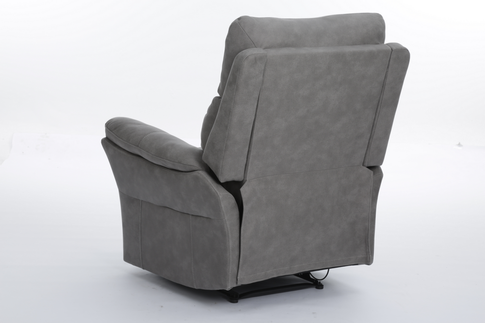 Happy Home Happy Home gepolsteter Relaxsessel mit verstellbare Rückenlehne HWP56-GRA grau