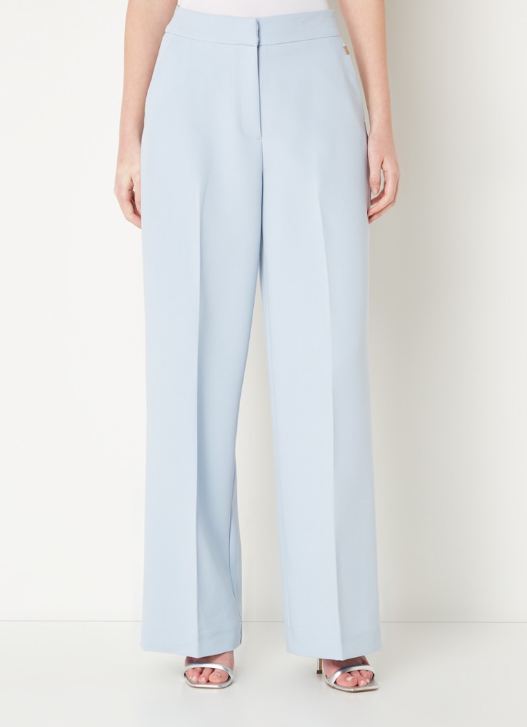 Pantaloni drepți, cu talie înaltă și buzunare laterale, de la Aaiko Sonja.
