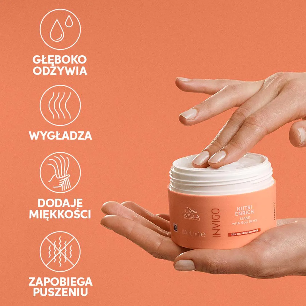 Wella Professionals Invigo Nutri-Enrich plaukų kaukė 75 ml
