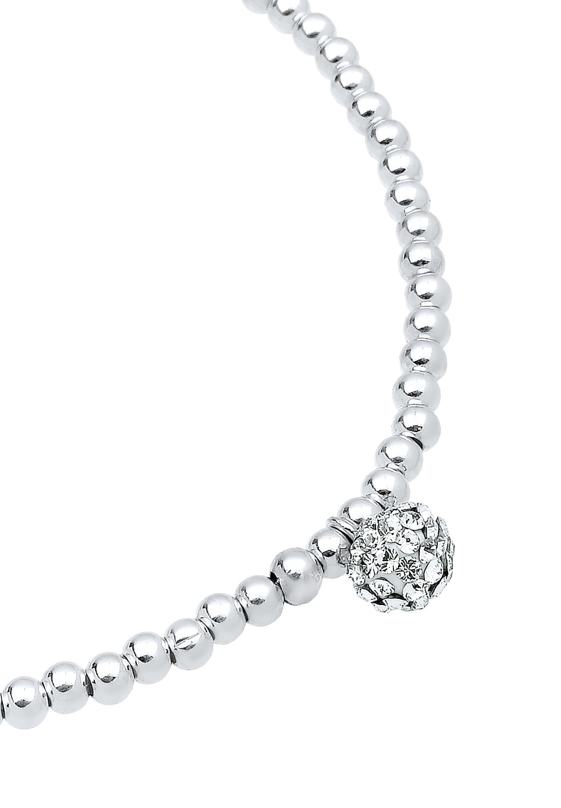 Colgante de compromiso en forma de corazón con cristales de Elli para mujer en plata de ley 925