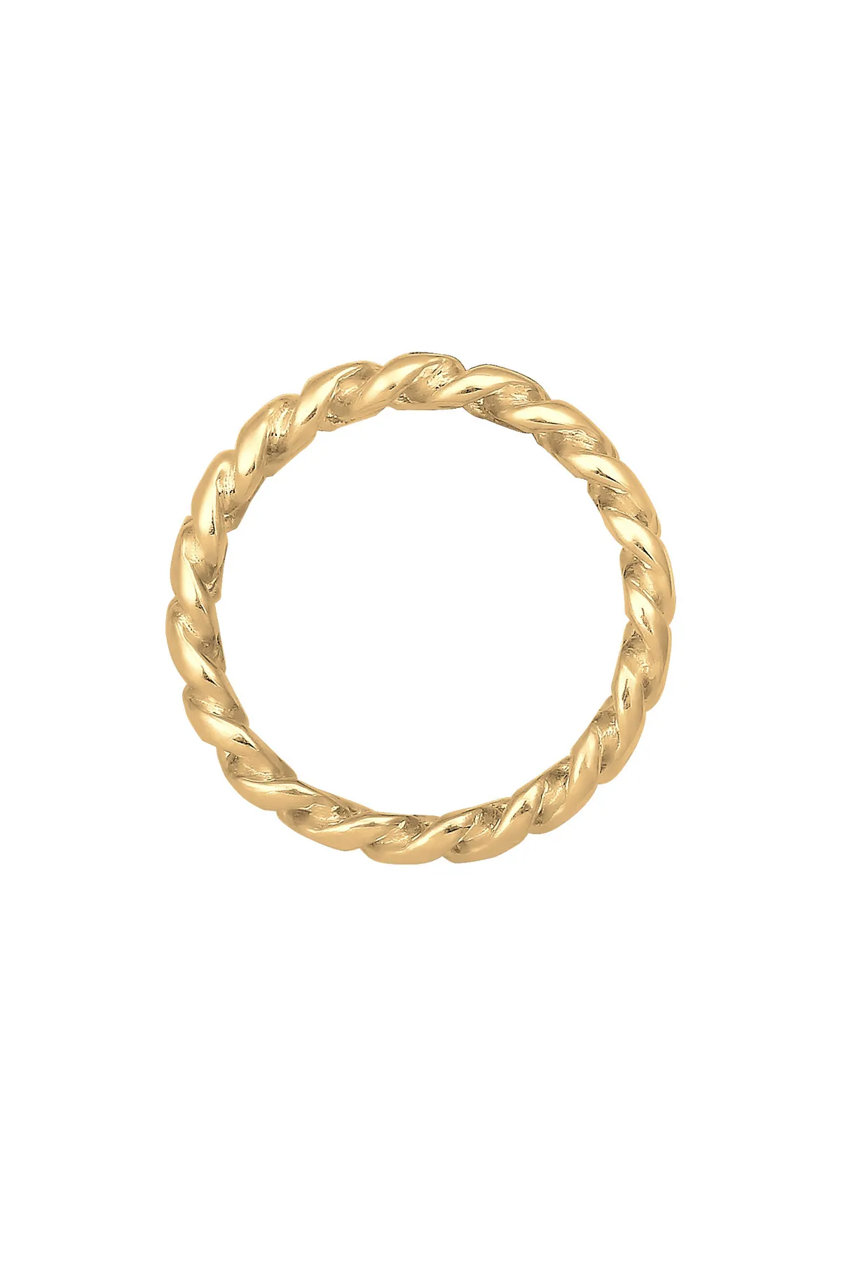 ELLI  Ring - Goldfarben - Ohne Stein