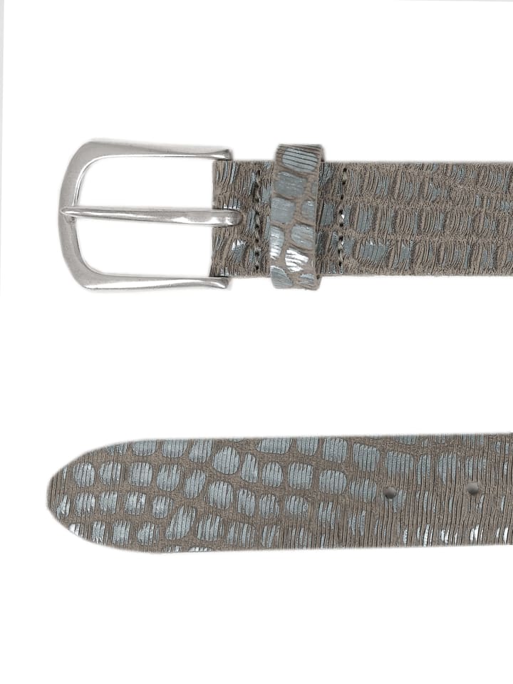 JCC Ledergürtel 31022136 in silver metallic günstig kaufen