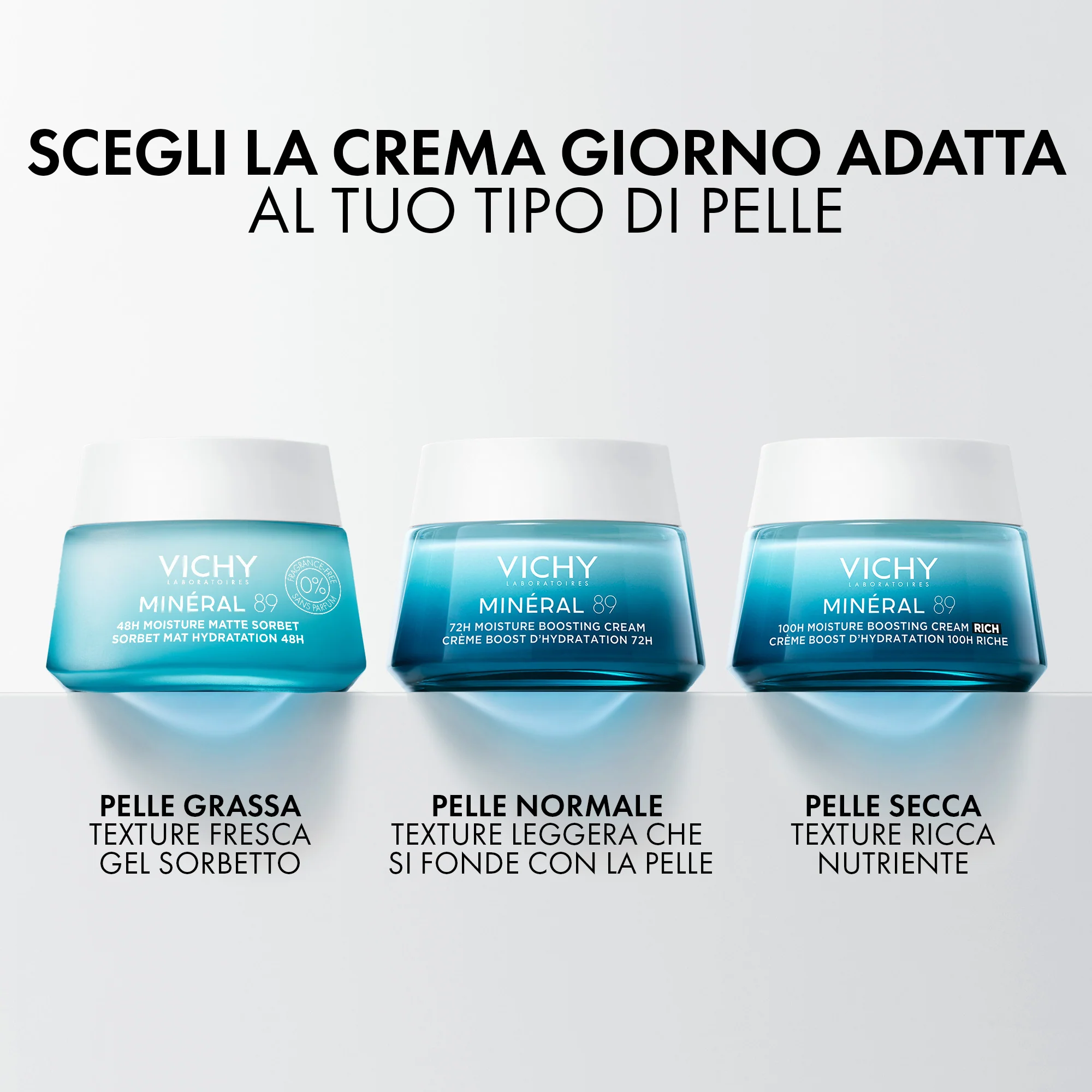 Mineral 89 Mineral 89 Gel hidratant sorbet 48H - Gel hidratant pentru față, Gel facial anti-pete