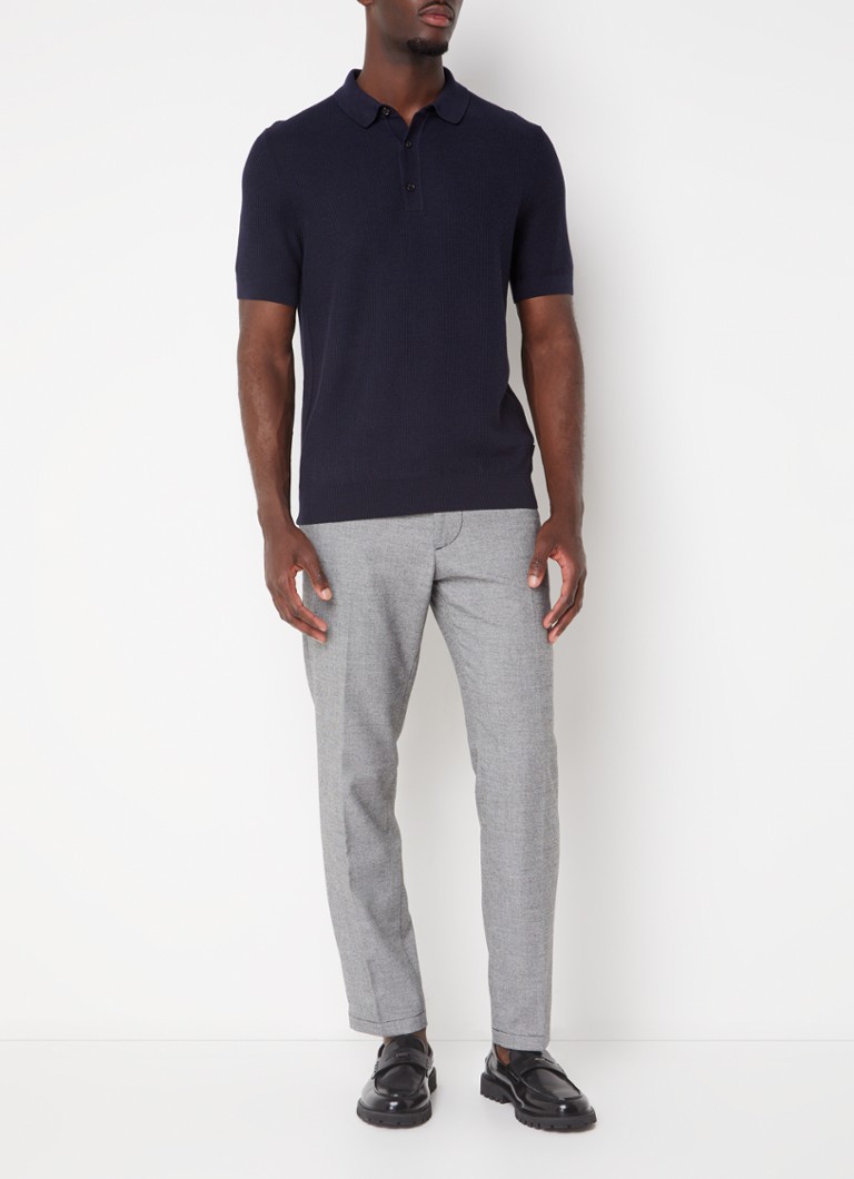 HUGO BOSS Polo H-Daremo de malha grossa regular fit