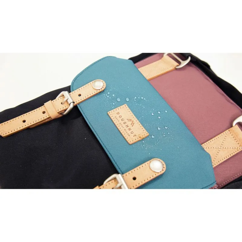 Doughnut Macaroon Reborn Backpack - plum x denim