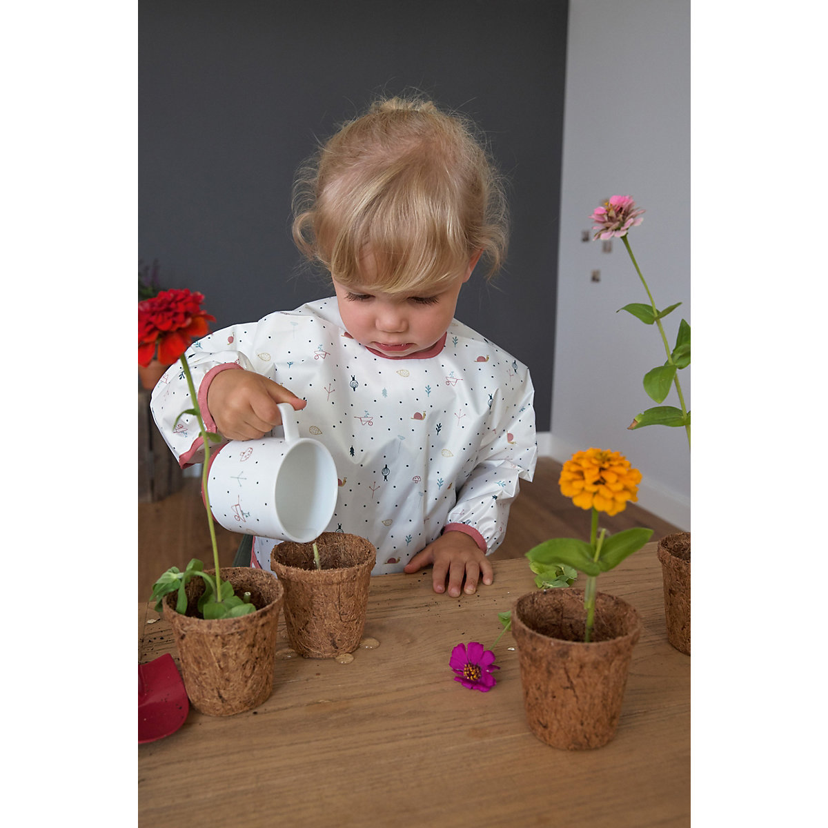 Ärmellätzchen mit Auffangtasche Garden Explorer girls, 2 Stück