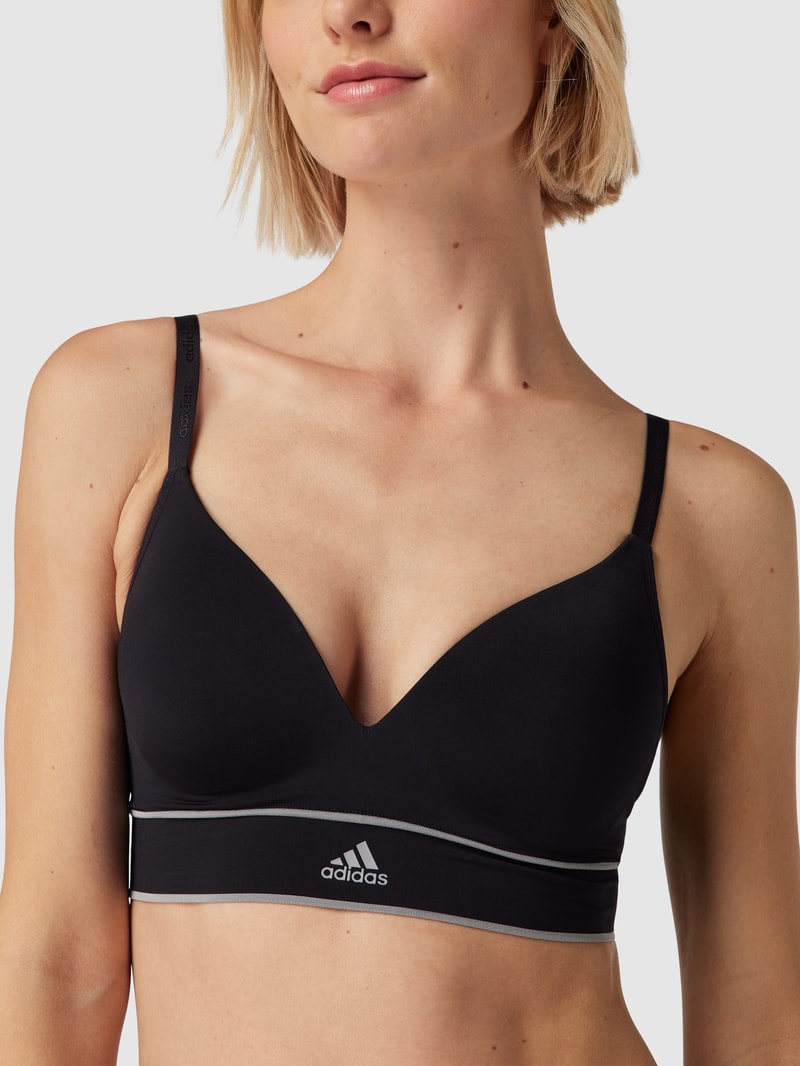 Slip mit Logo-Bund in schwarz