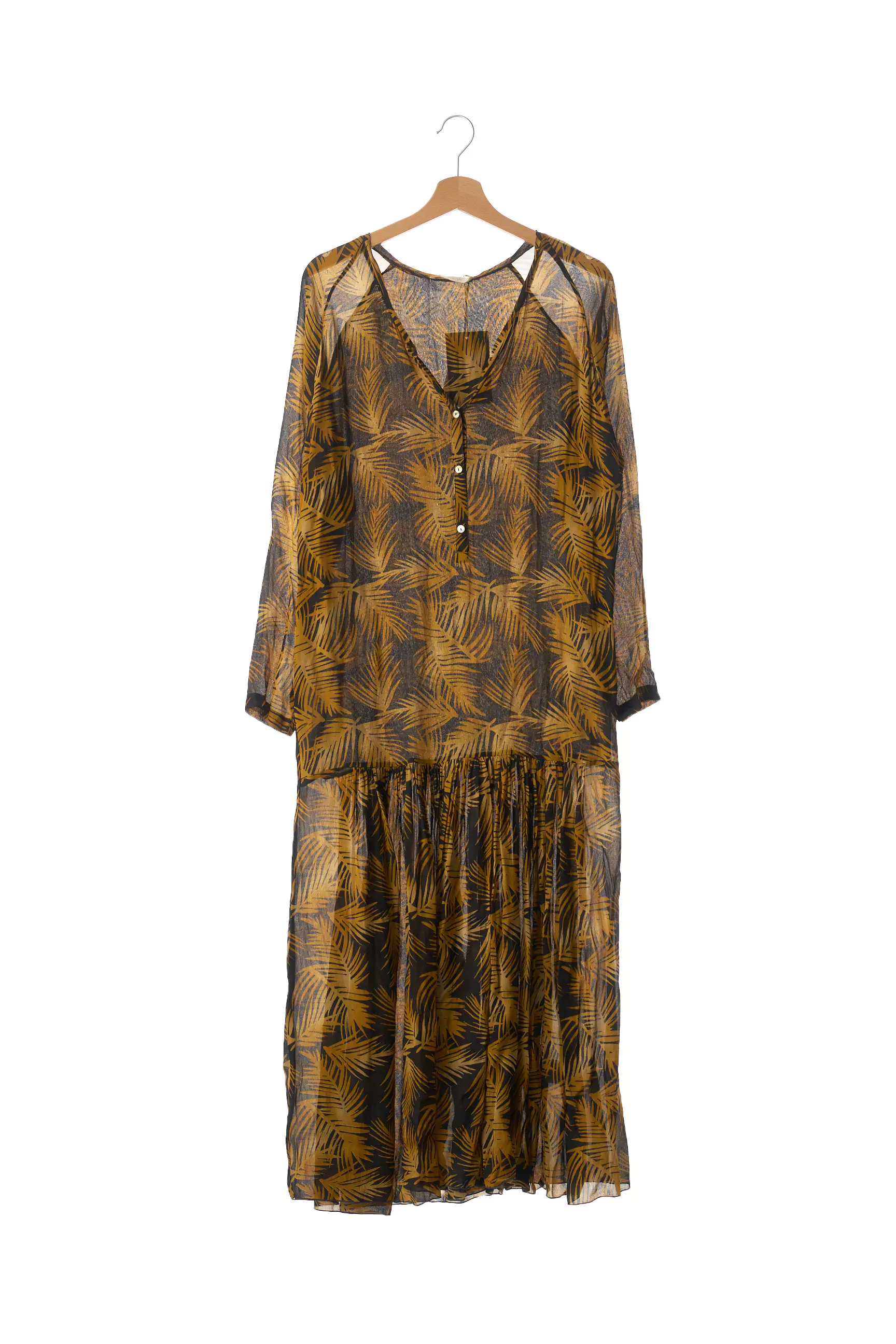 Rabens Saloner Robes Longues Femme couleur jaune