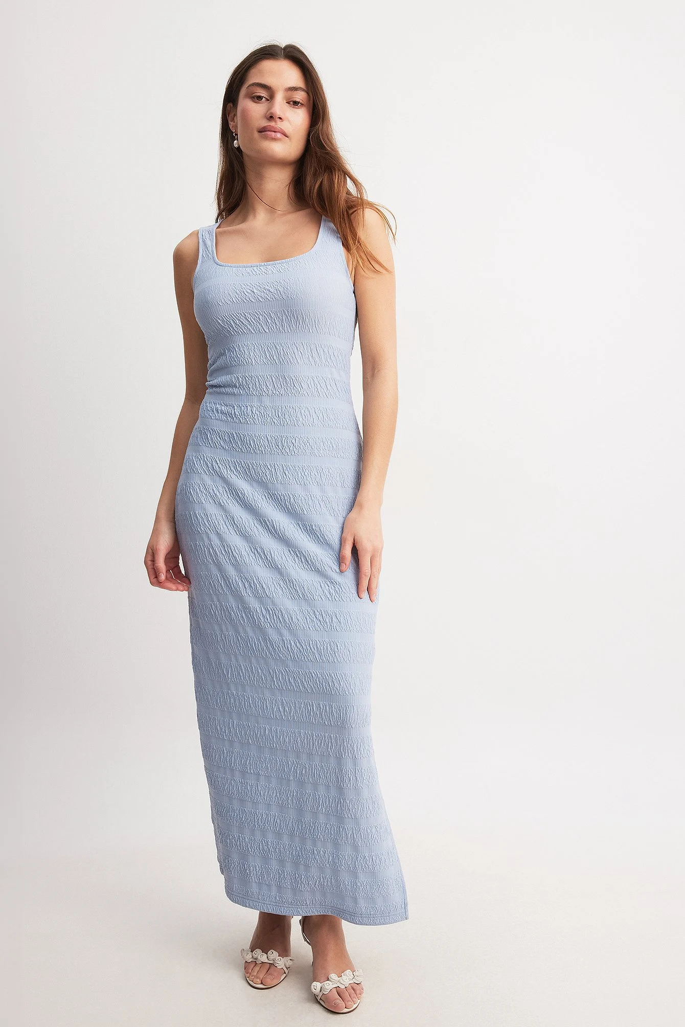 Strukturiertes Midikleid