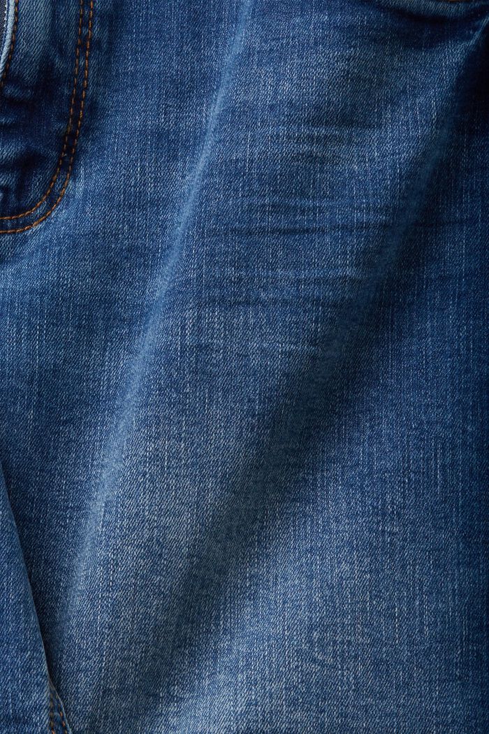 Shorts aus Stretch-Denim
