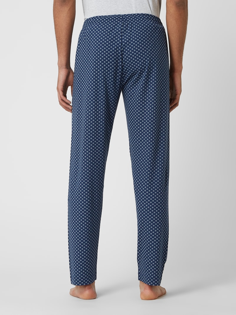 Pyjama-Hose aus Baumwolle in marineblau