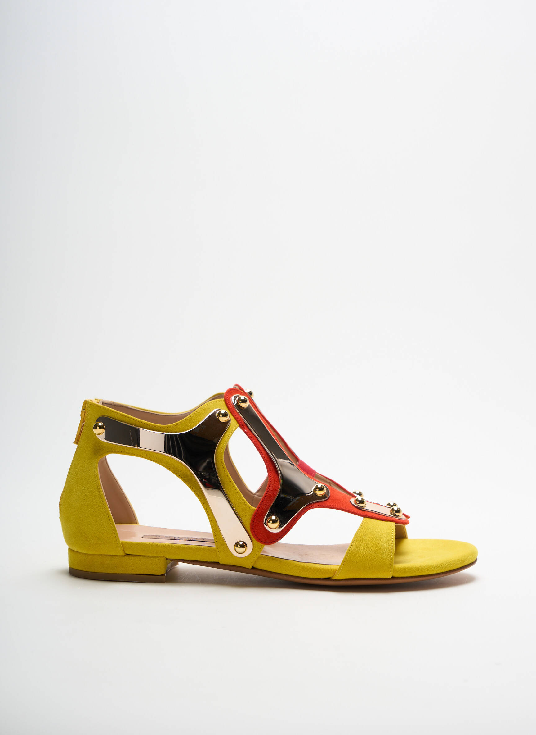Albano Sandales Nu Pieds Femme couleur jaune