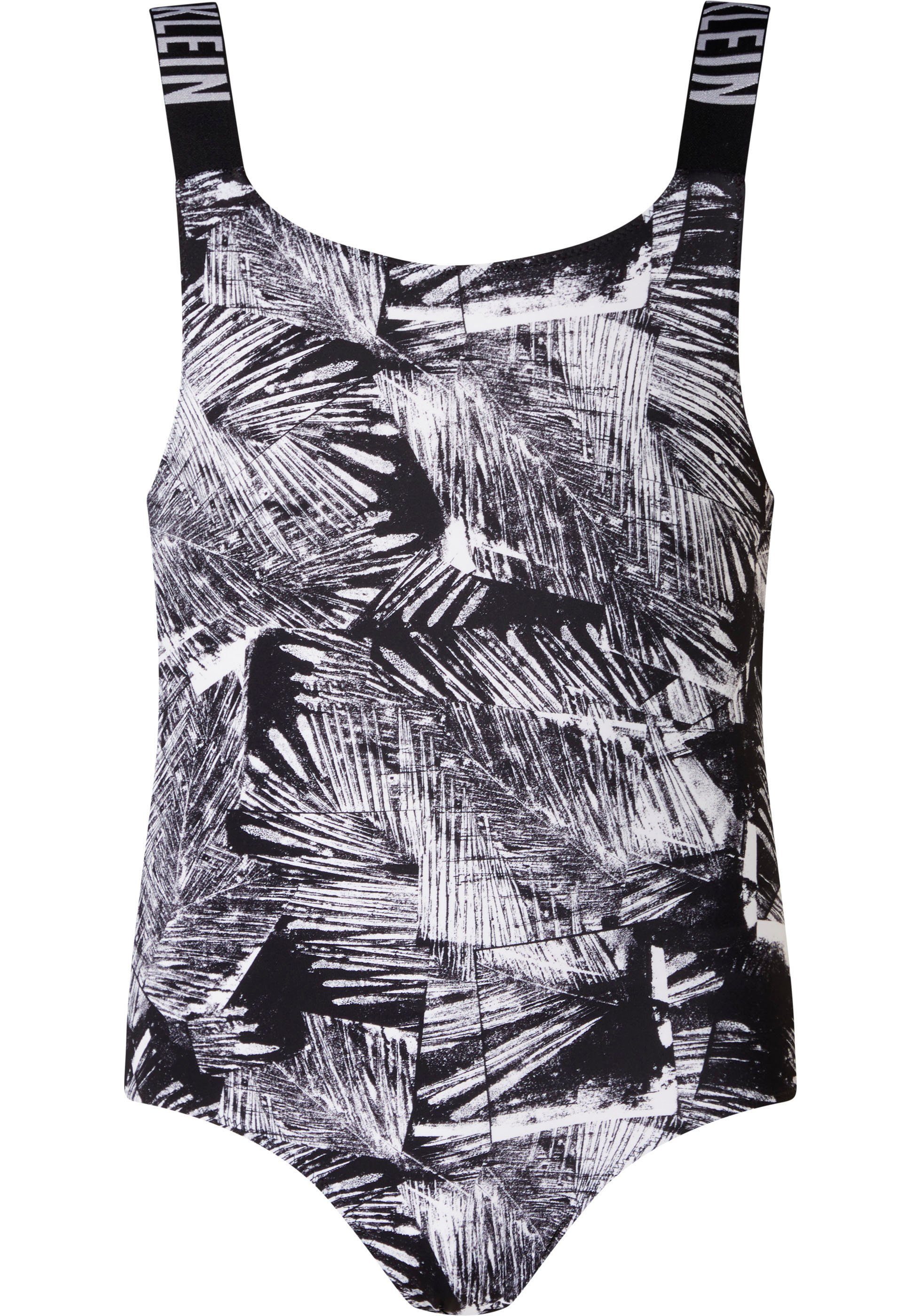Calvin Klein Swimwear Badeanzug SWIMSUIT-PRINT in gemusteter Optik