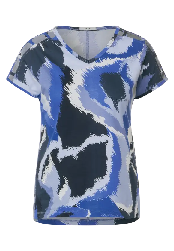 CECIL Shirt mit Schulterdetail