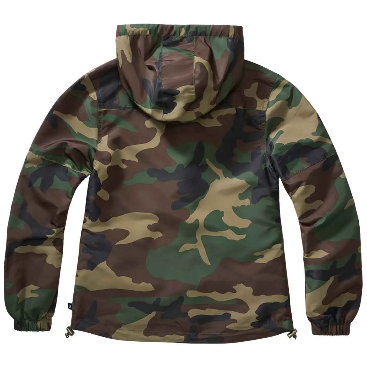 Ladies Summer Windbreaker Frontzip woodland