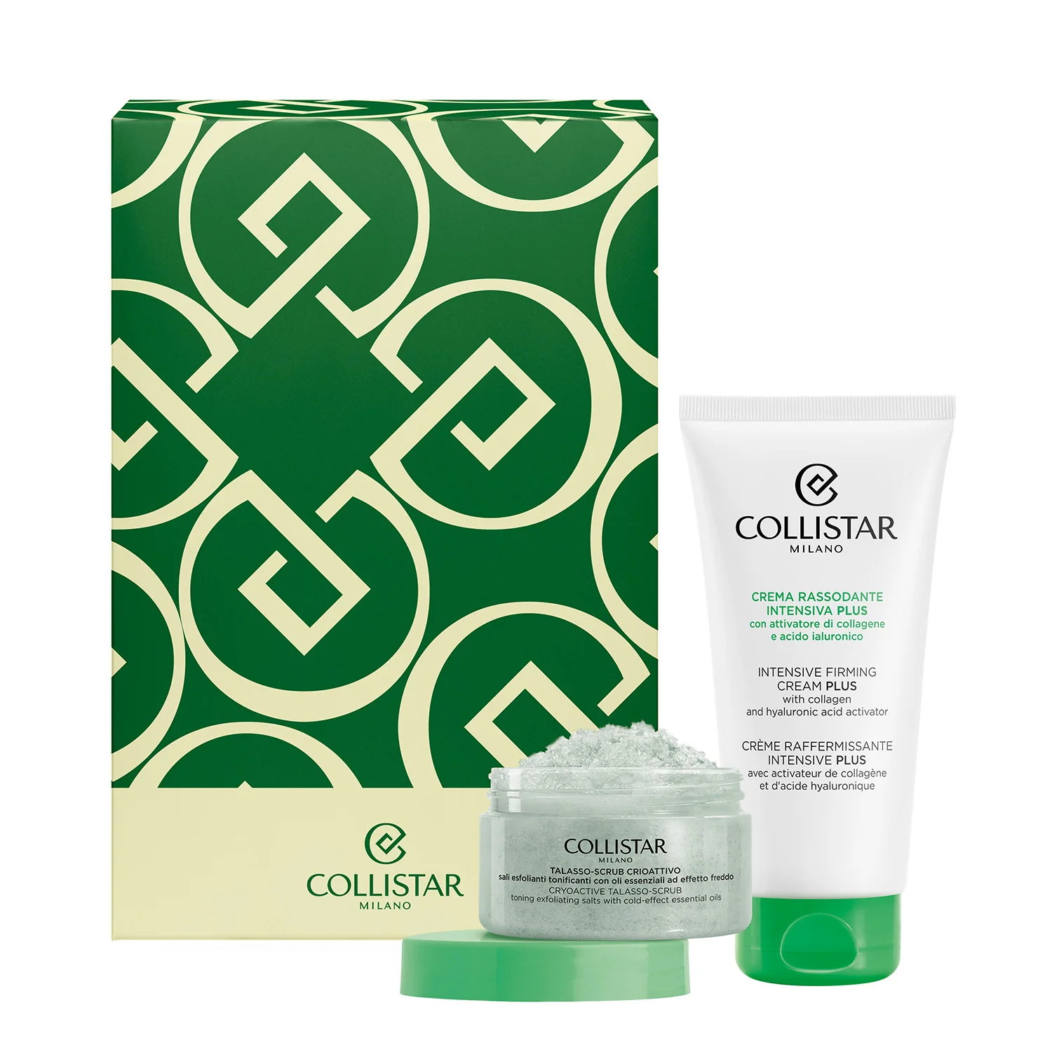 Body Intensive Firming Cream Plus Set - Body Set, Oppstrammende Kroppskrem, Peeling