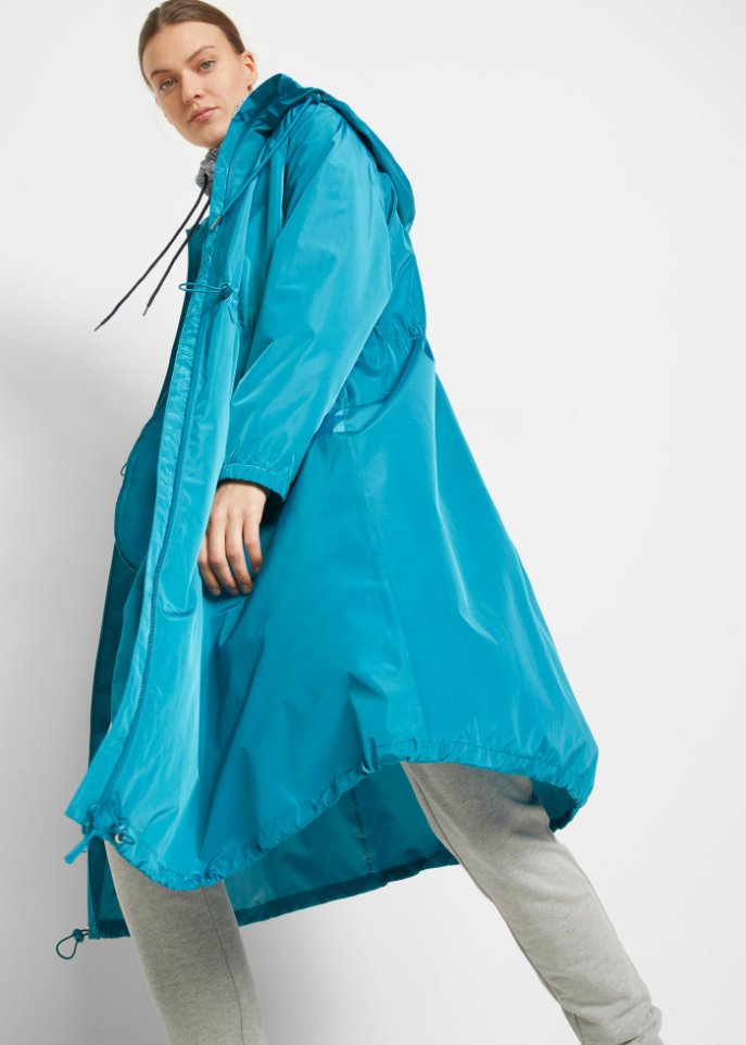 Oversize Funktions-Mantel, sehr weit, wasserdicht