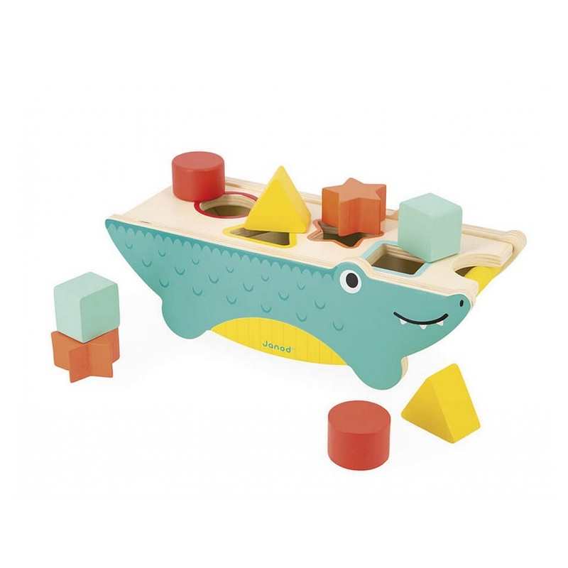 Tropik Croco des formes en bois, Janod