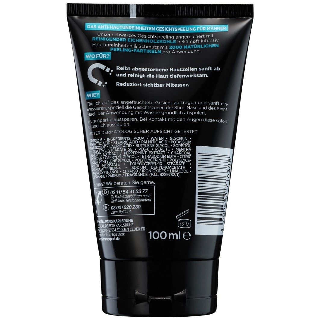 Men Expert Pure Charcoal Anti-Hautunreinheiten