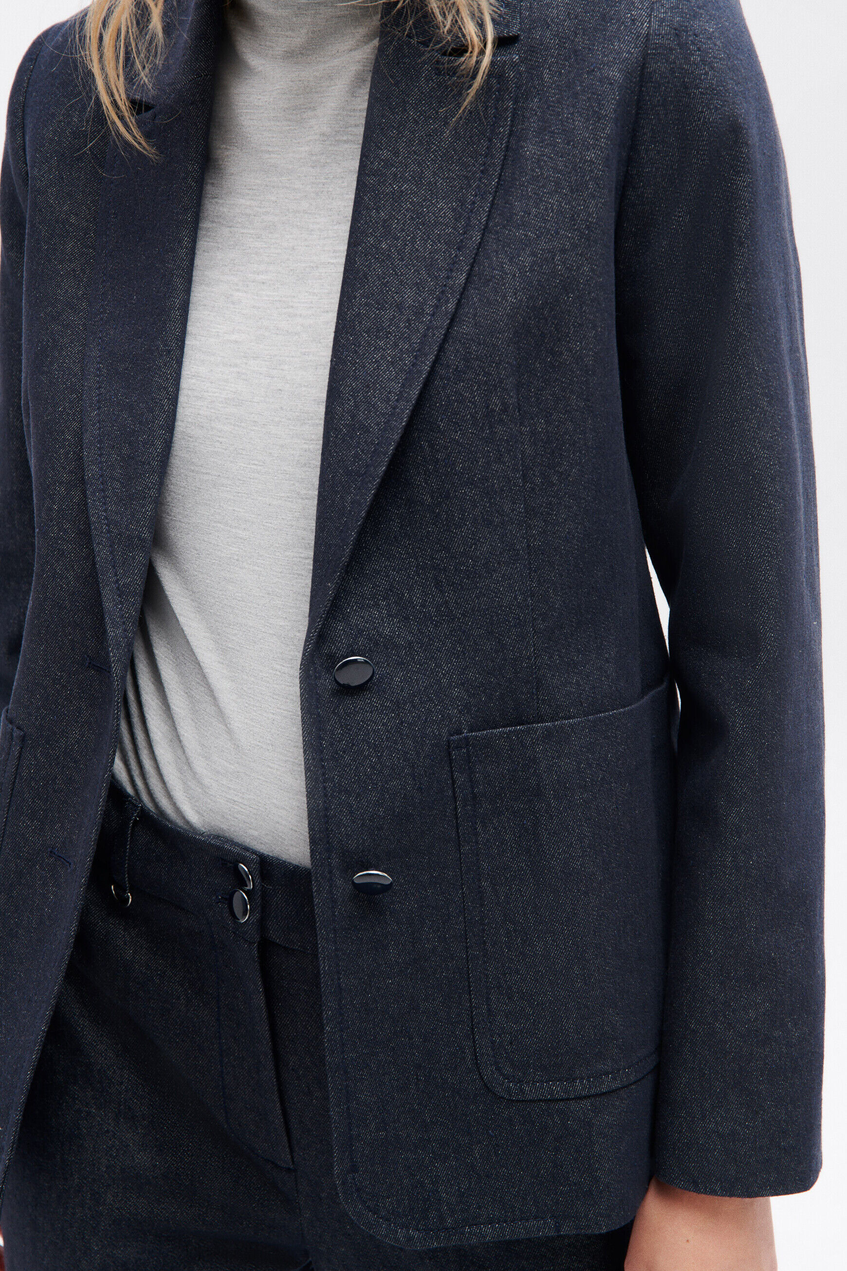 Veste vjama denim double stone femme