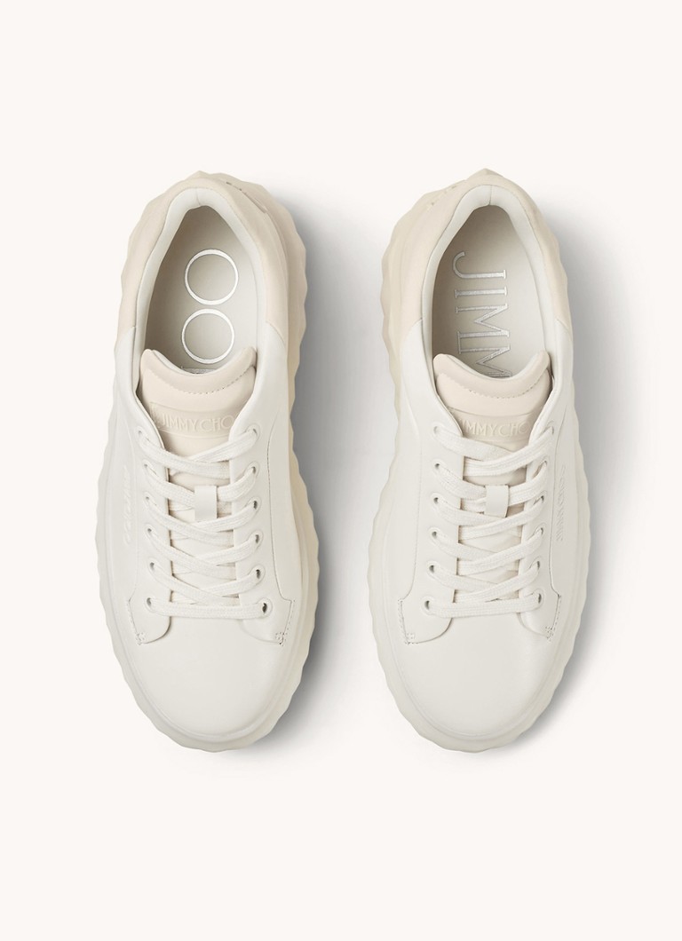 Sneaker Jimmy Choo Diamond Maxi/F II con dettagli in pelle di agnello
