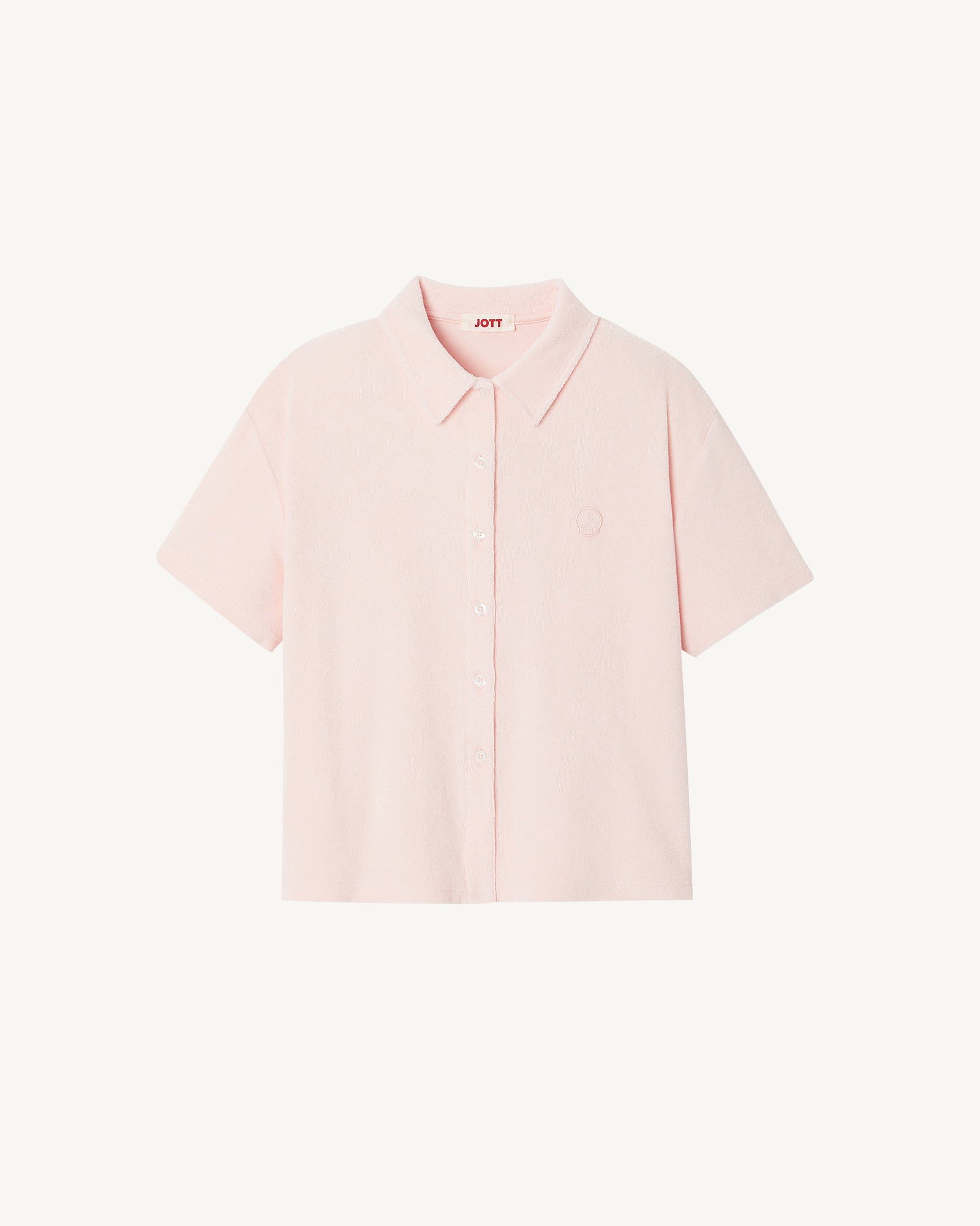Chemise courte éponge Rose clair Nova