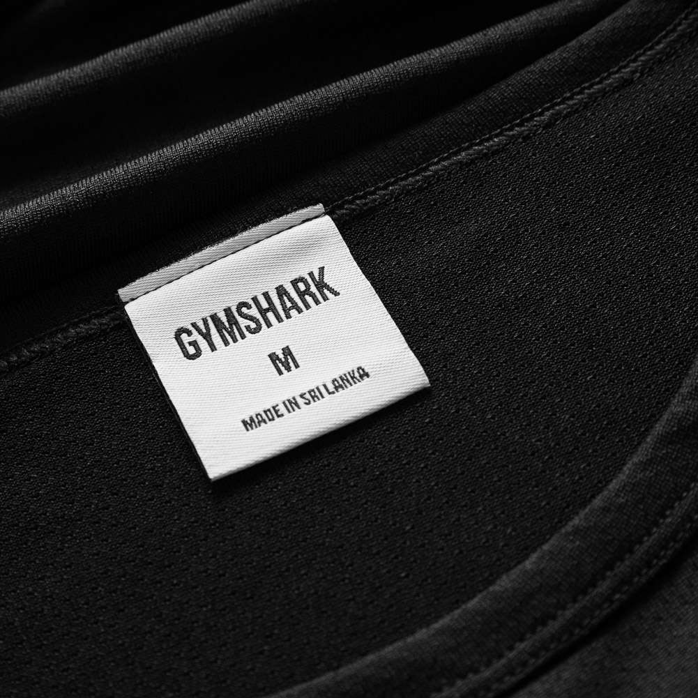 Gymshark Speed Damen Midi Top GLST4123-BK
