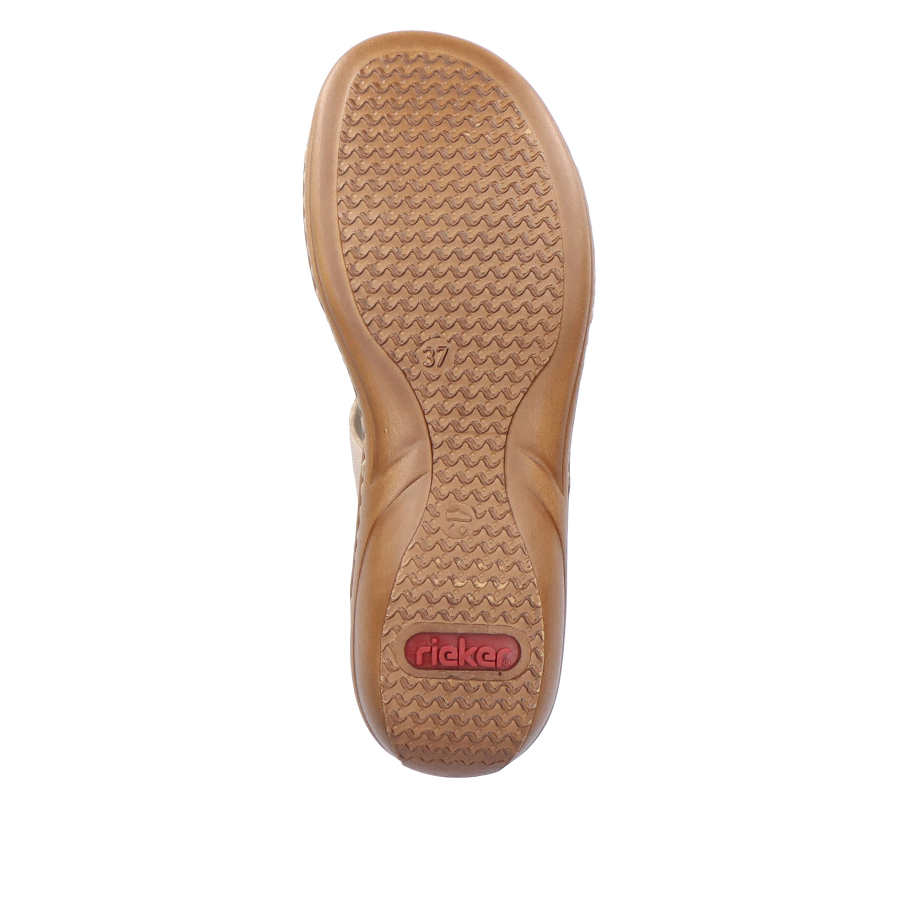 Rieker Damen Pantoletten lehmbeige