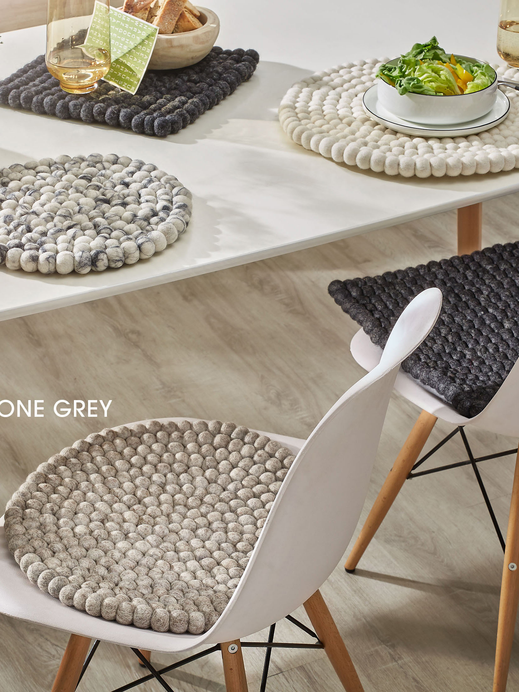 Sannerud Sitzauflage, Grey Natural