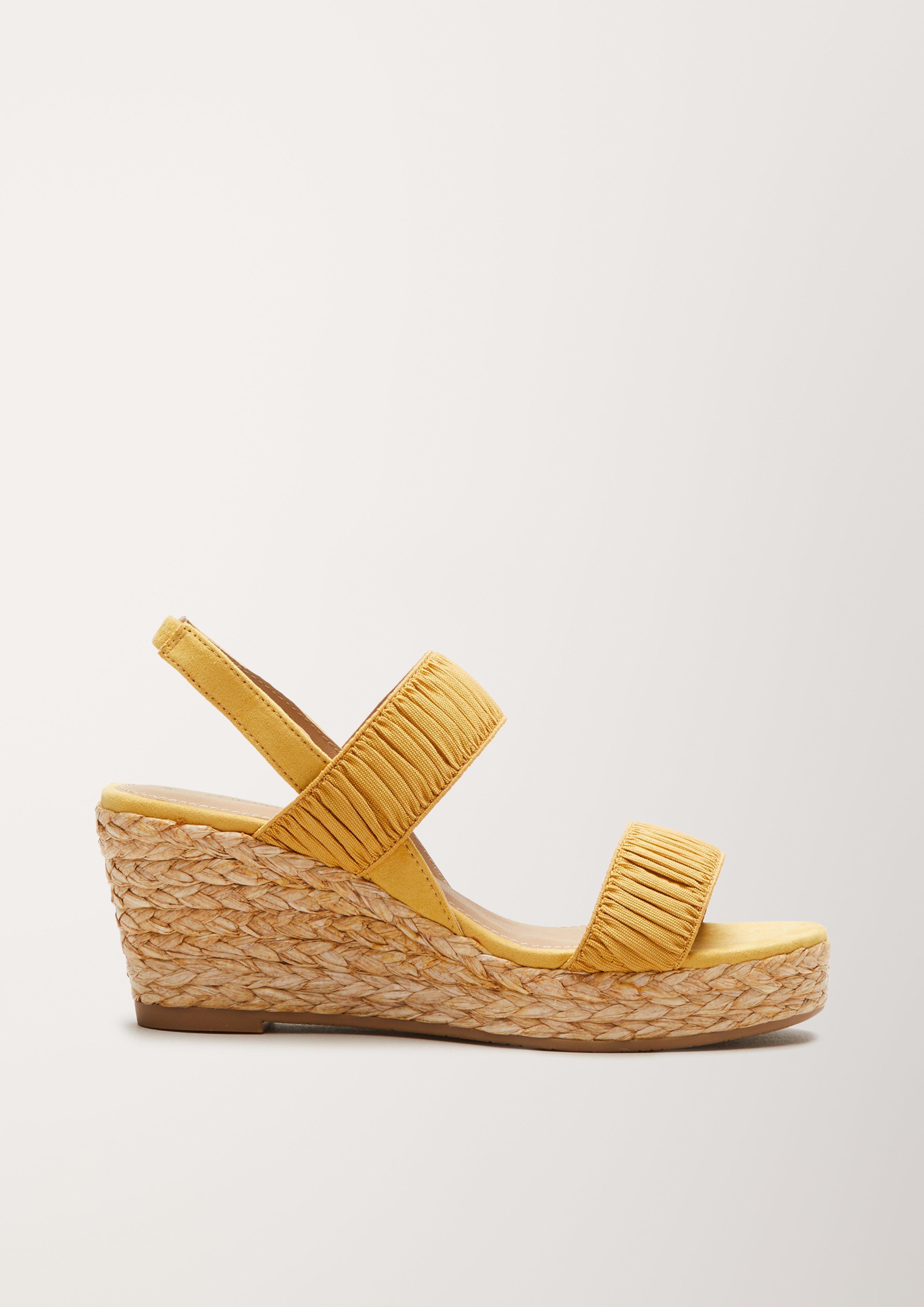 Wedges mit Raffung  6005723-600