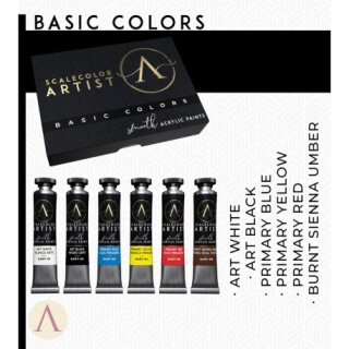 Artist Scale Color Set: Basic Colors (6x 20ml)