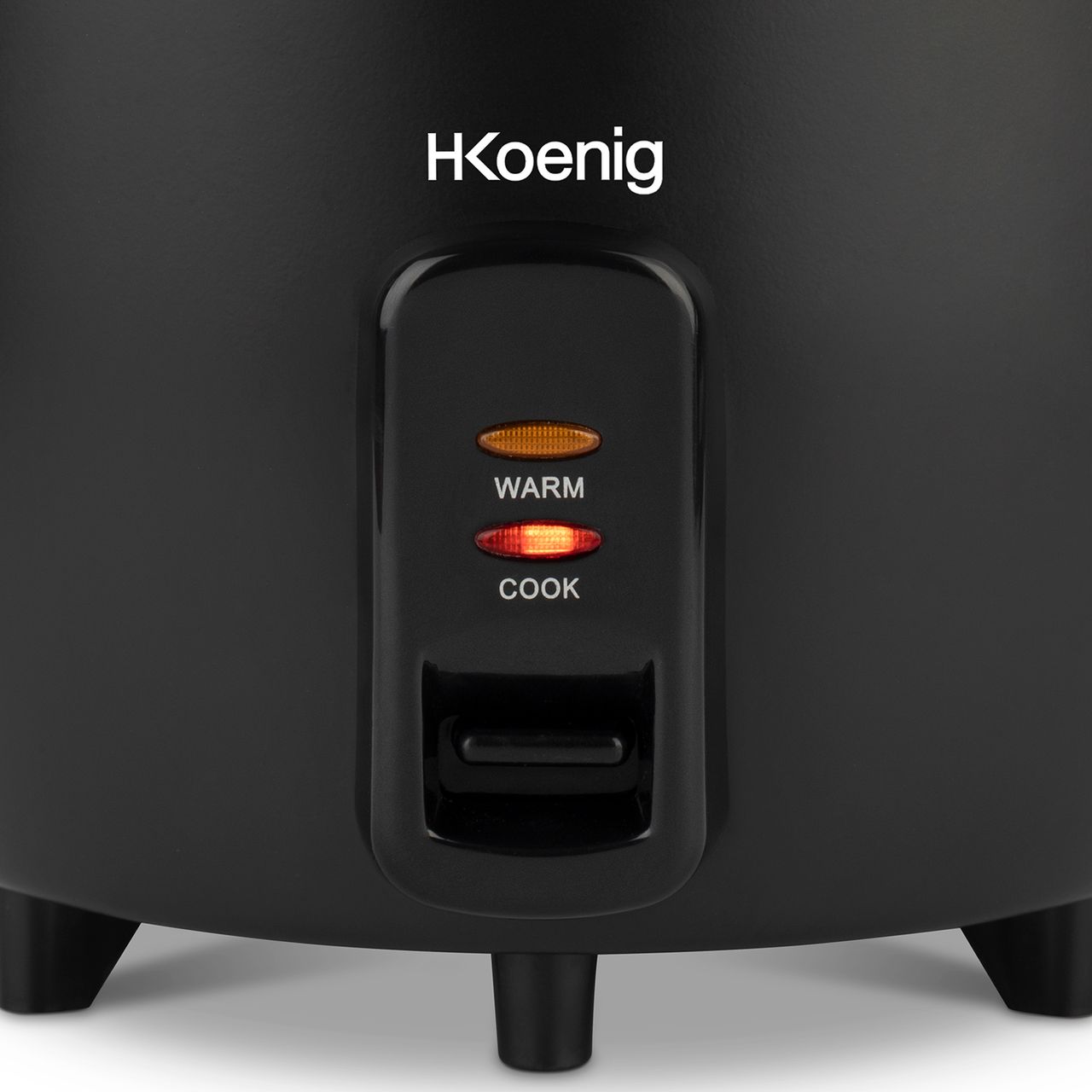 H.Koenig H.KOENIG ORYZA8 Reiskocher / 1,8 L Fassungsvermögen / Warmhaltefunktion / BPA-frei / 700 W / Edelstahl / schwarz