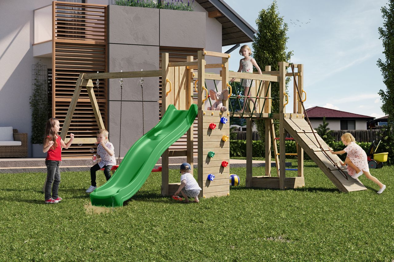 FUNGOO FUNGOO Spielturm Klettergerüst Maxi Funny Exposure