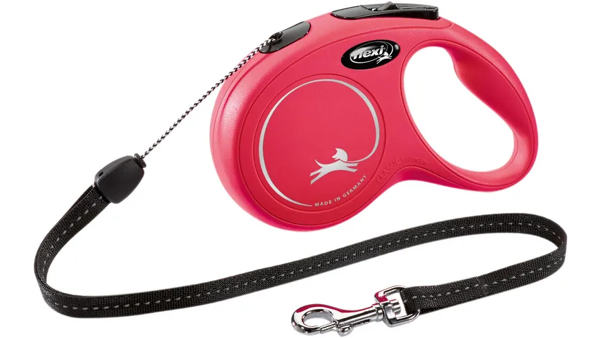flexi Seil-Leine New Classic rot S 8 m Hundezubehör