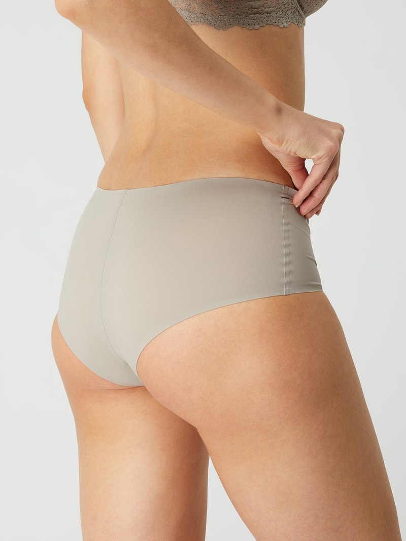 Panty mit Stretch-Anteil im 2er-Pack - figurformend in taupe