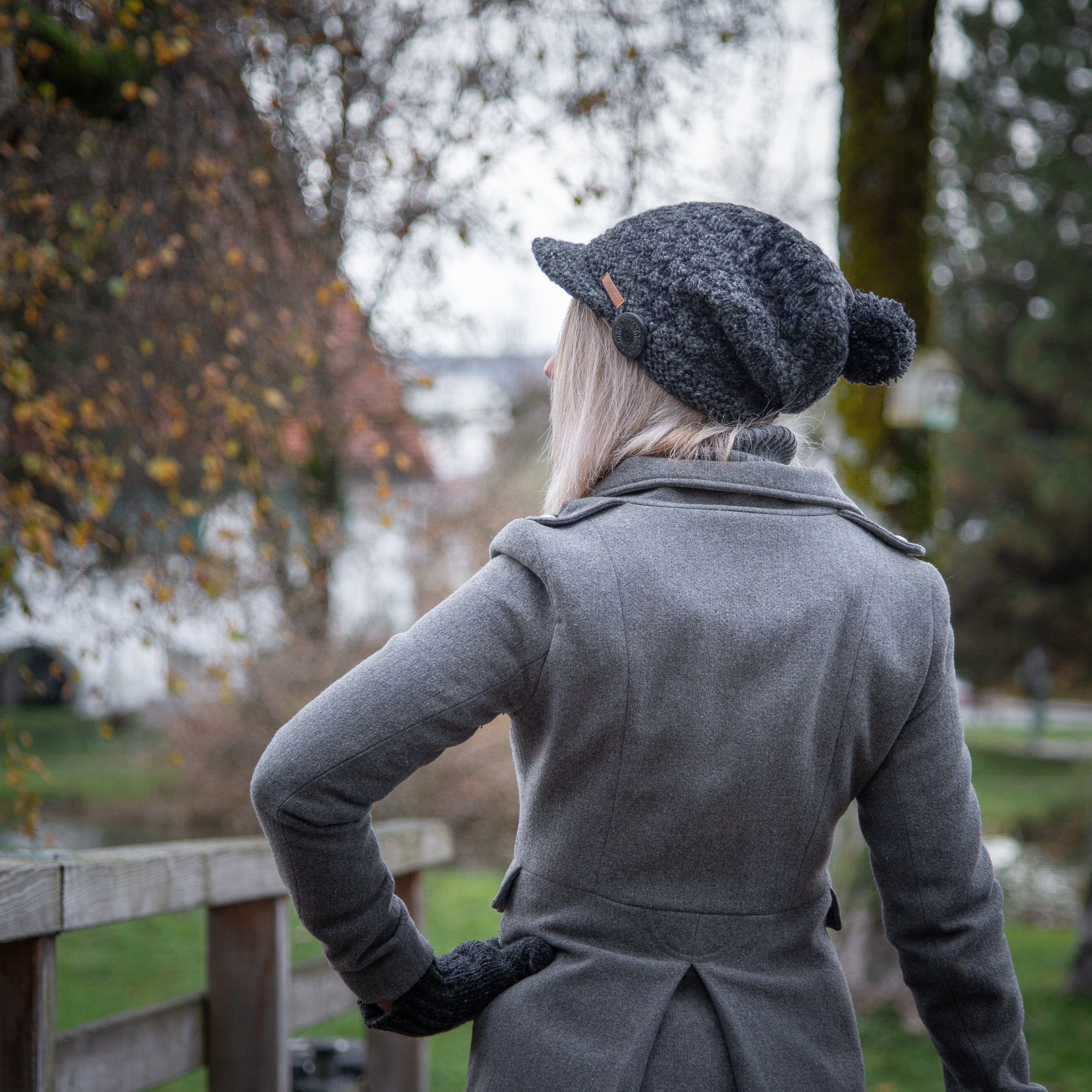 McRon Strickmütze Wollmütze Modell Mika mit Fleece gefüttert