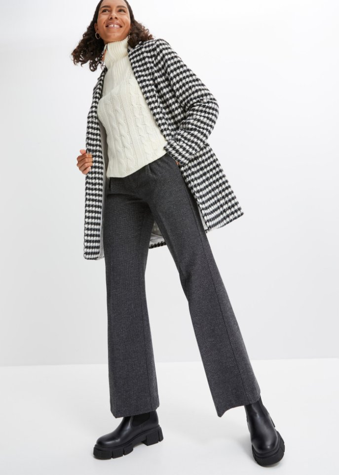 Troyer Pullover mit Zopfmuster