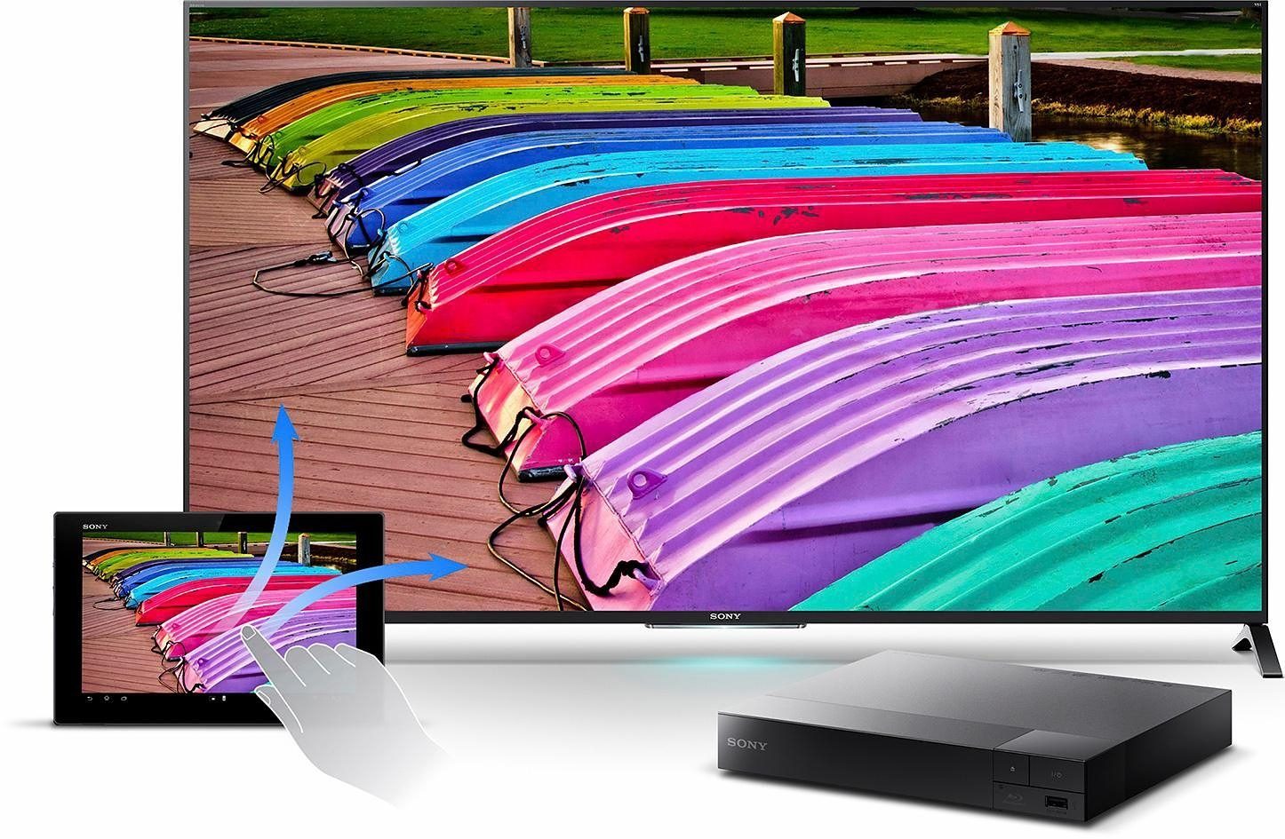 Sony BDP-S3700 Blu-ray-Player (LAN (Ethernet), Miracast (Wi-Fi Alliance), WLAN, Full HD)