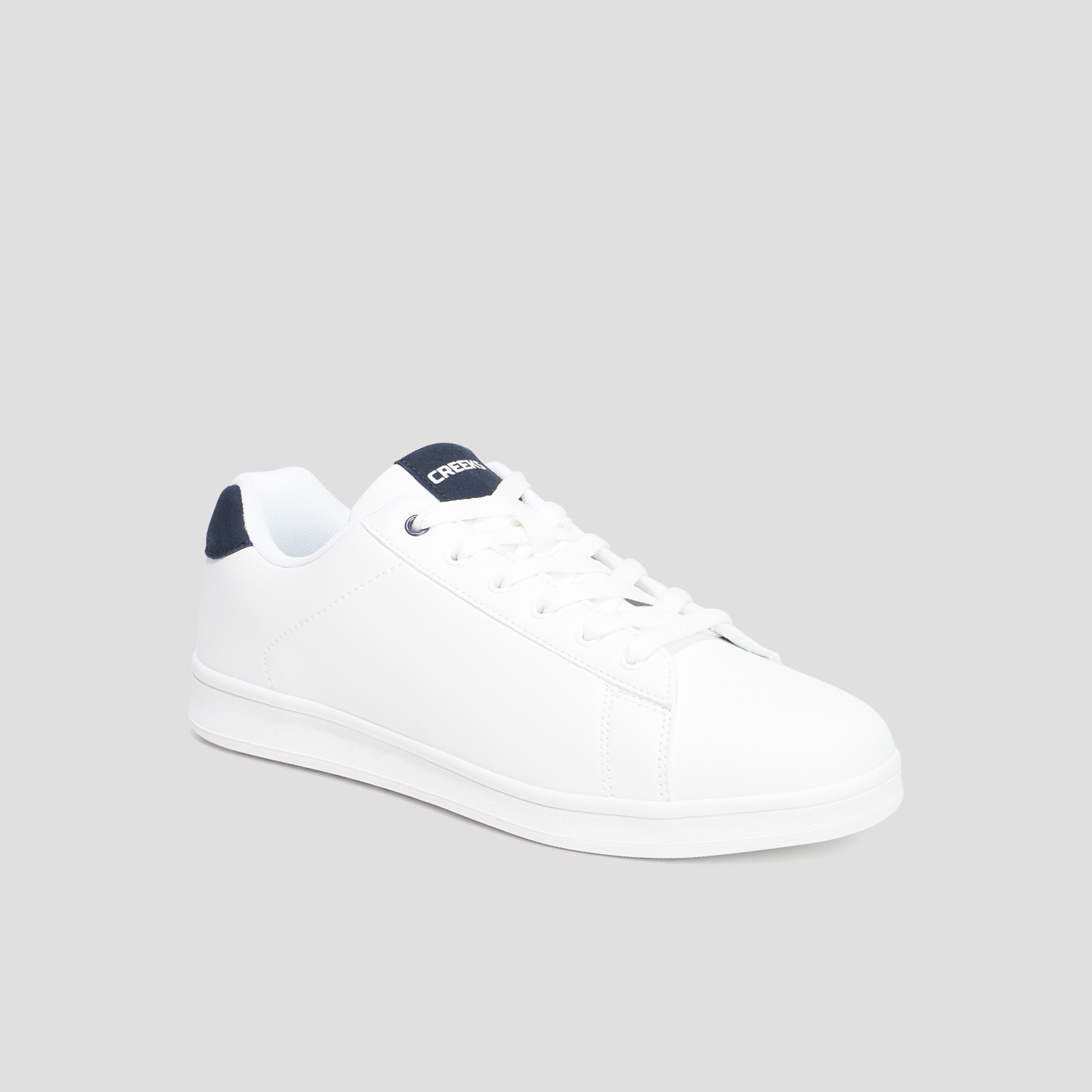 Tennis basses à lacets Creeks Tahanito blanc homme | La Halle