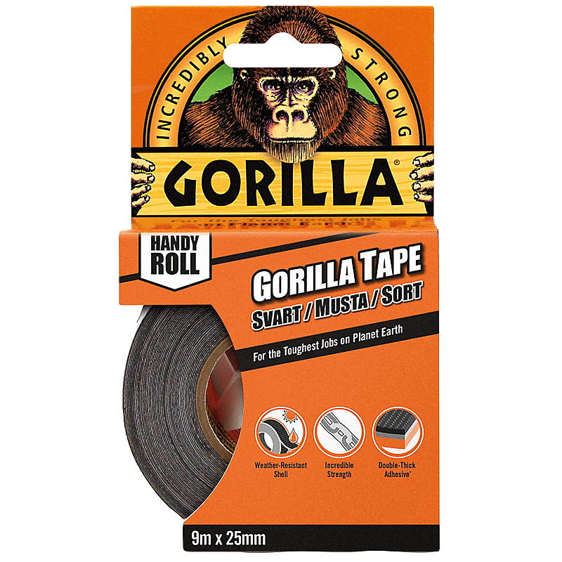 Gorilla Tape handy roll 25 mm, 9,14 m, Gorilla