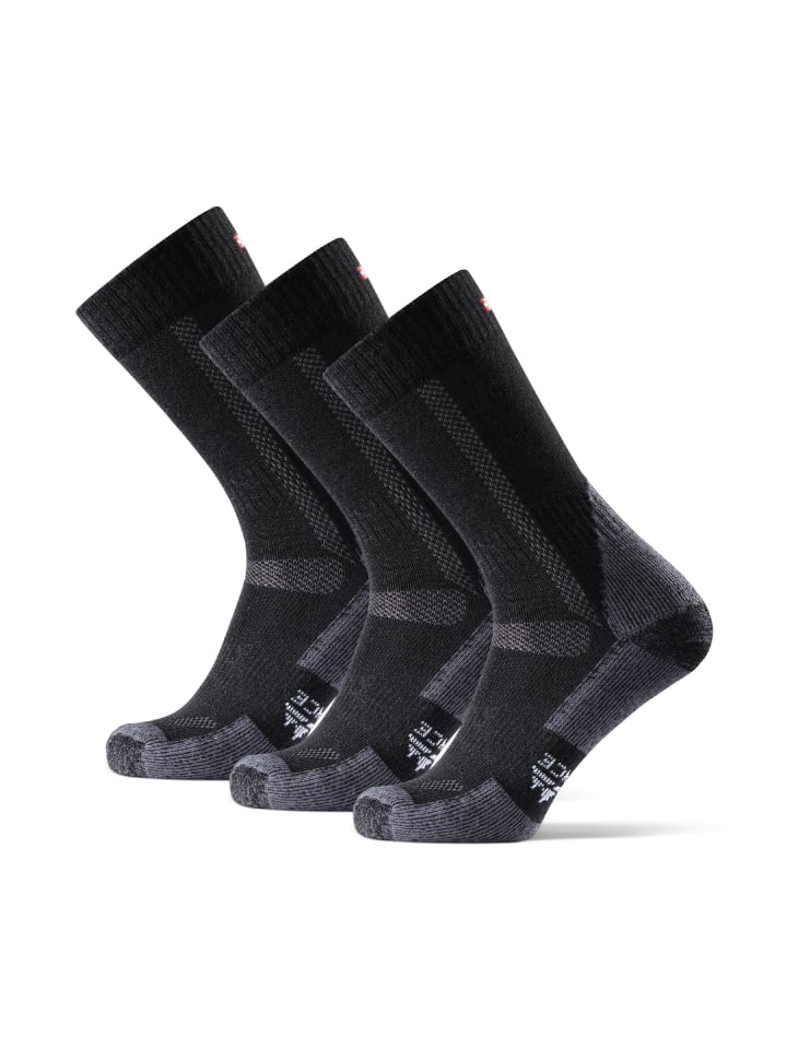 DANISH ENDURANCE Socken Hiking Classic in Black/Grey günstig kaufen