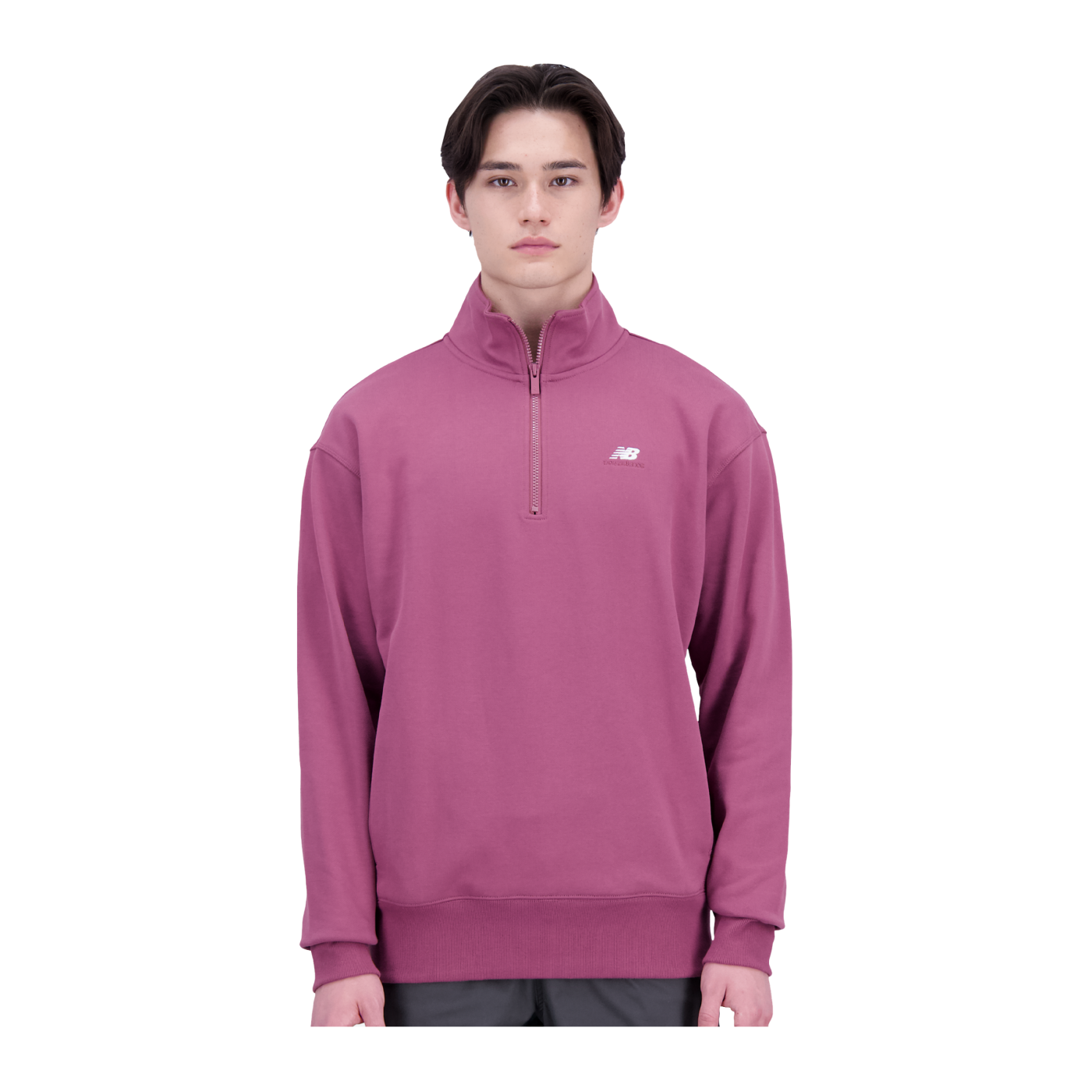 New Balance Essentials Logo Sweatshirt Rot FWAD