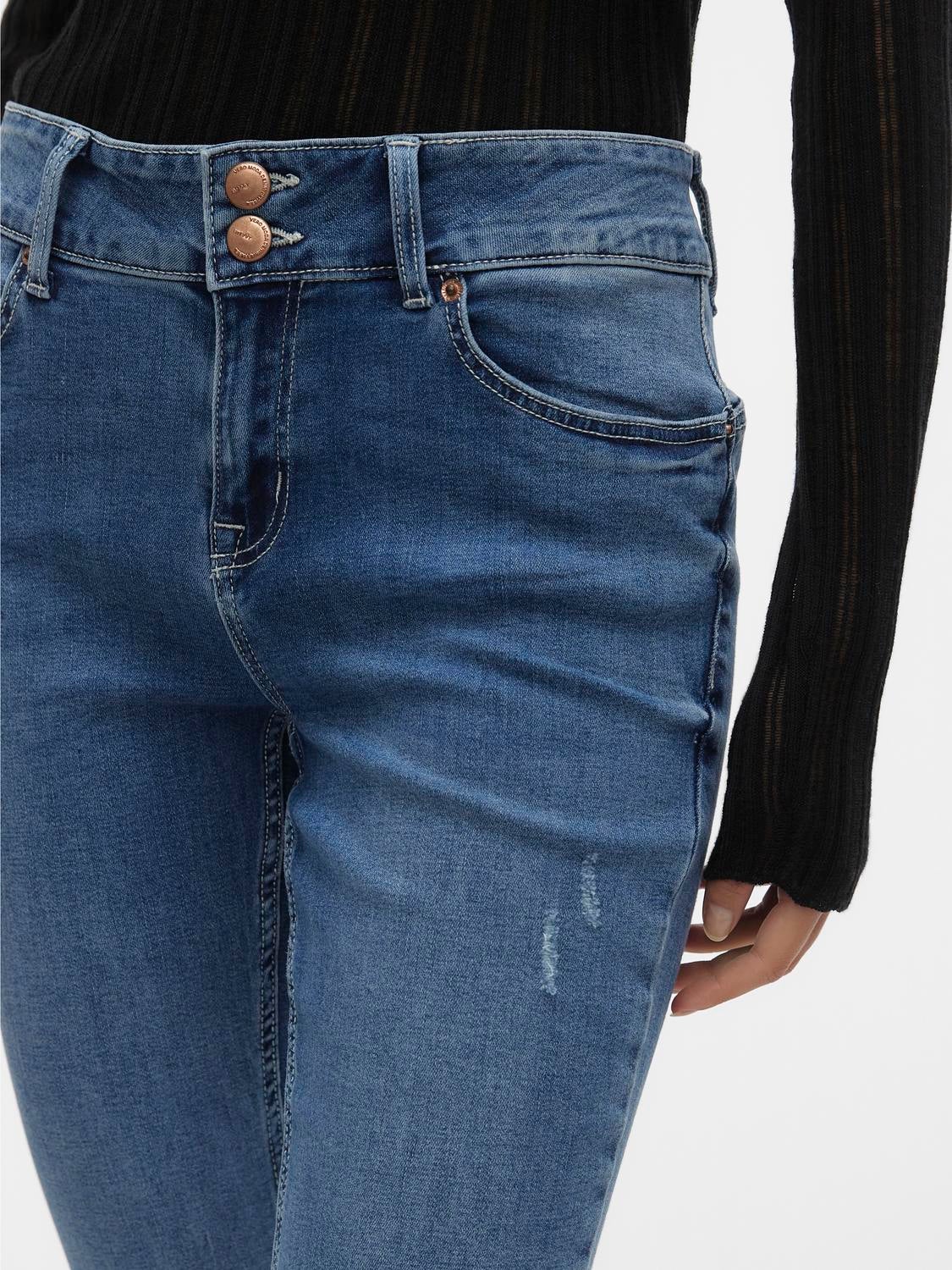 VMKIMMI Mid Rise Slim Fit Jeans