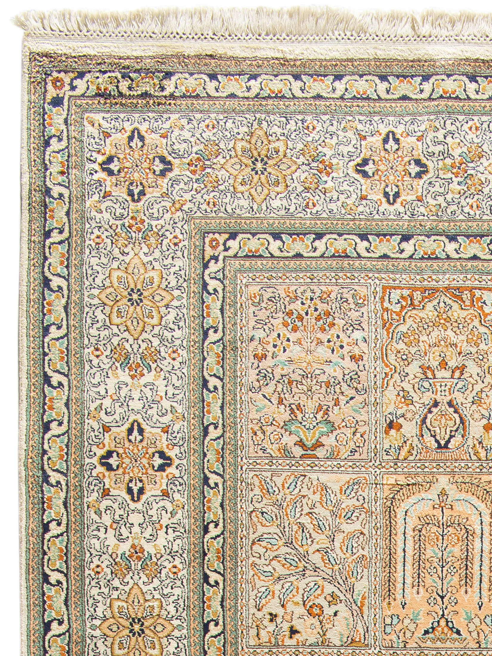 Kaschmir Seide 18/18 ca. 218 x 309 cm, Unikat / Einzelstück